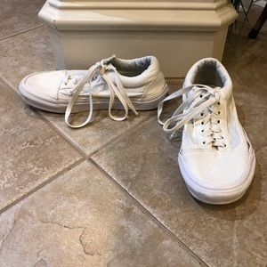 Vans Authentic Canvas Skate Shoes White